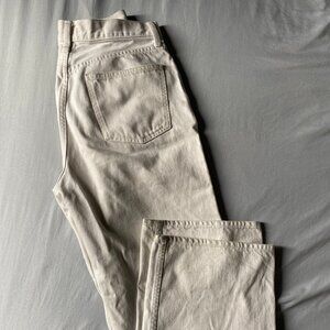 Straight Leg Jean in Black and White